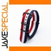 Premium Nylon Watch Strap Red White Navy Stripes 18-24mm
