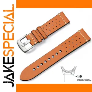 Vintage Genuine Leather Watchband 22mm 20mm Compatible
