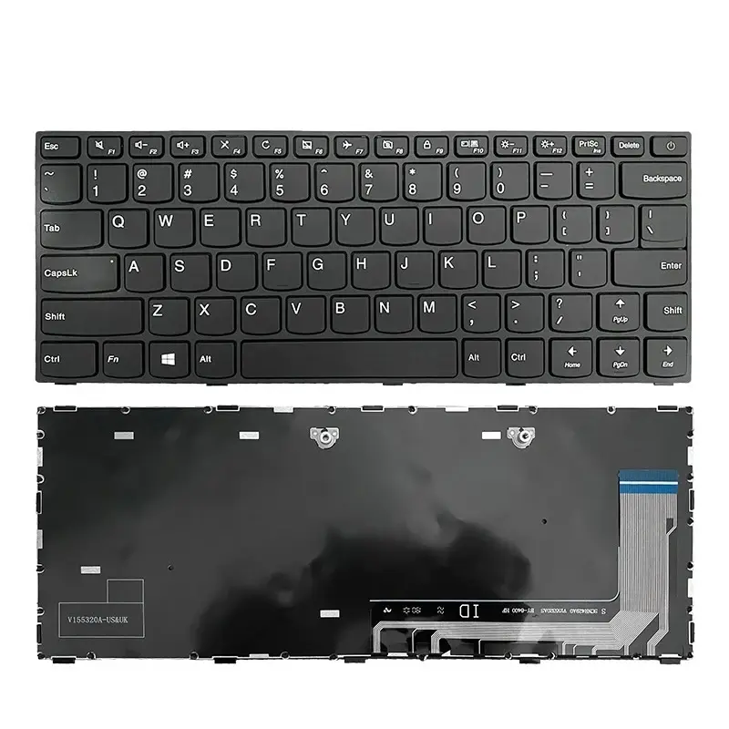 Black Laptop Keyboard for Lenovo Models 2 Black Laptop Keyboard for Lenovo Models - Image 2