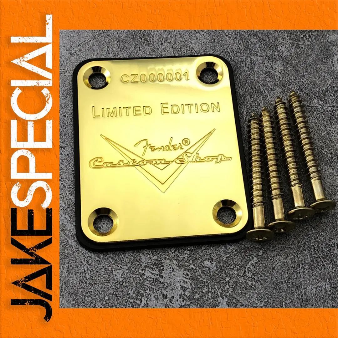 Custom Shop Limited Edition Guitar Neck Plate 1 Custom Shop Limited Edition Guitar Neck Plate