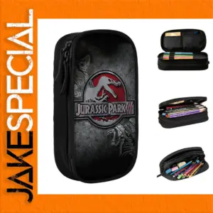 Jurassic Park Large Leather Pencil Case