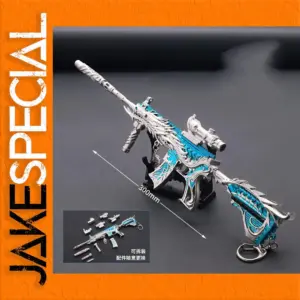 M416 PUBG Toy Gun Keychain 21CM Metal Model