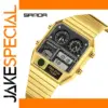 SANDA 3192 Gold Stainless Steel Men's Watch