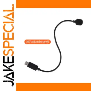 USB Condenser Microphone with Adjustable Neck