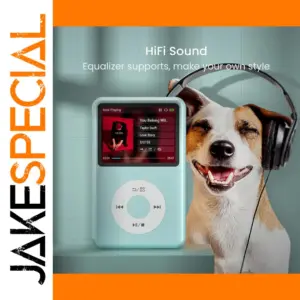 128GB Teal MP3 Music Player with Bluetooth