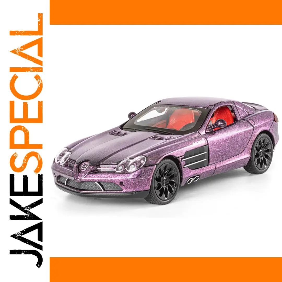 1:24 Scale Purple Mercedes-Benz SLR Stirling Moss Model 1 1:24 Scale Purple Mercedes-Benz SLR Stirling Moss Model