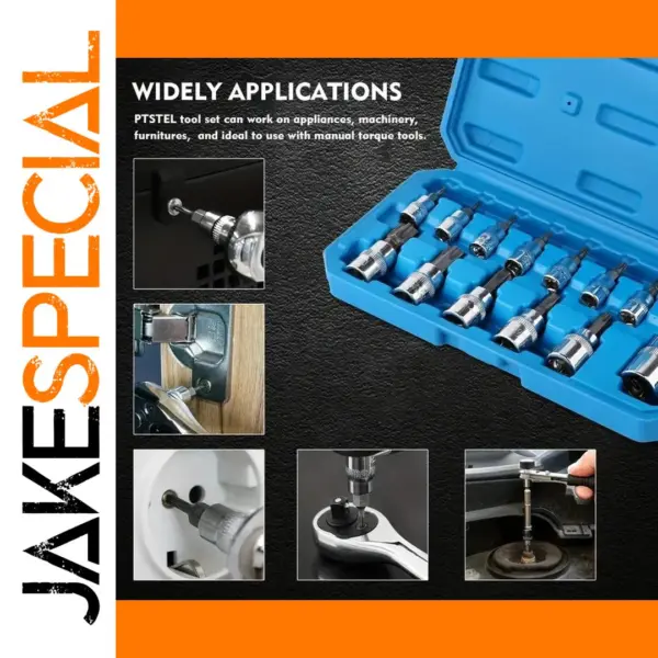 13-Piece Torx Bit Socket Set T8-T70