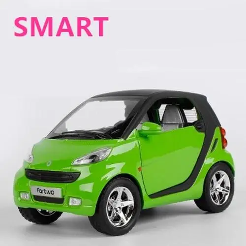 1:32 Diecast Smart Fartwo Model Car Pink 11 1:32 Diecast Smart Fartwo Model Car Pink - Image 11