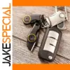 Compact Black Mini Folding Knife Keychain Tool