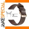 Genuine Leather Watch Band for Samsung & Garmin