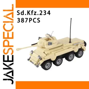 Sd.Kfz.234 Tank Model Building Blocks Set