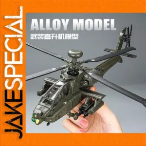 1:32 Scale Diecast Apache Helicopter Model