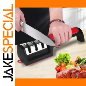 3-Stage Handheld Kitchen Knife Sharpener