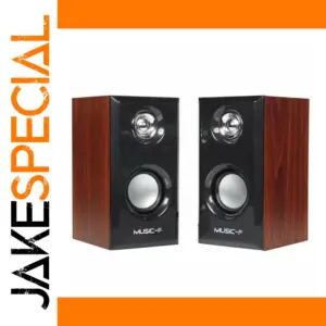 Wooden Speakers with USB and 3.5mm Input