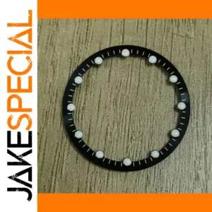 Black Stainless Steel Watch Dial Ring 28.5mm