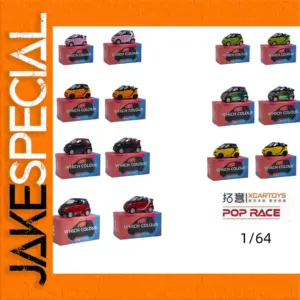 POP RACE 1/64 Scale Mercedes-Benz Smart Cars