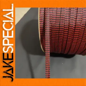 High Tension Braided Sleeve 10m Red Black