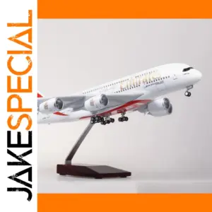 1/160 Scale A380 UAE Airlines Model Aircraft