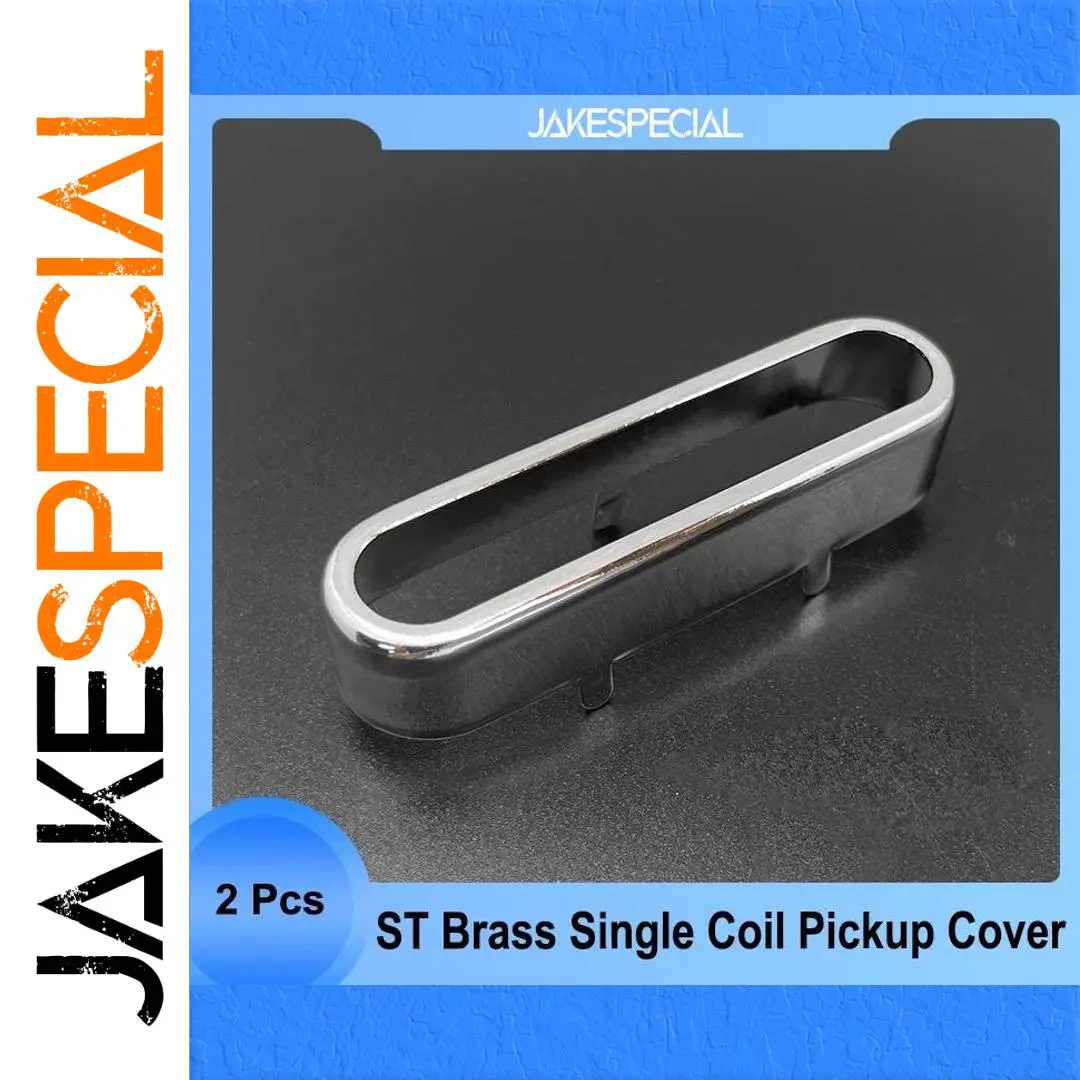 Single Coil Brass Pickup Covers Set of 2 1 Single Coil Brass Pickup Covers Set of 2