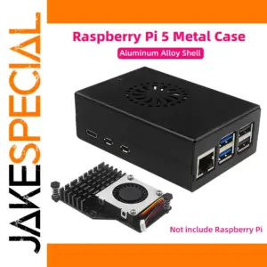 Raspberry Pi 5 Aluminum Case with Cooler
