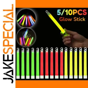 5PCS Fluorescent Glow Sticks for Outdoor Use
