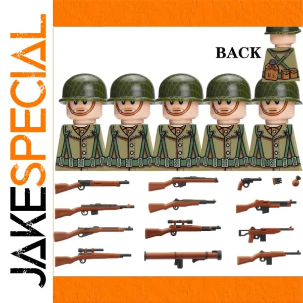 101 Airborne Army Red Devils Building Set