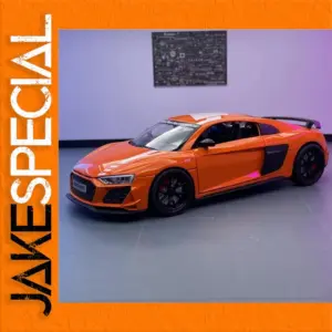 Orange Audi R8 V10 Sport 1:24 Scale Model