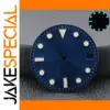 28.5mm Dial for NH34 NH35 Movements Blue Luminous