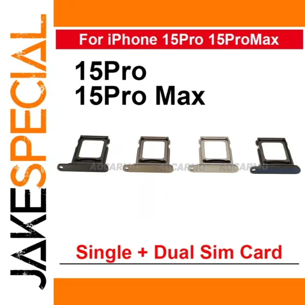 AOCARMO SIM Card Trays for iPhone 15 Pro Max