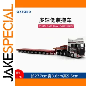 OXFORD 1:76 Semi Low Loader Trailer Model