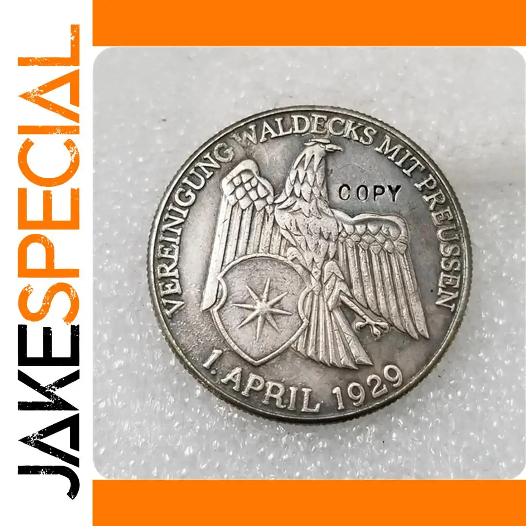 1929 Replica Waldeck Eagle Commemorative Coin 1 1929 Replica Waldeck Eagle Commemorative Coin