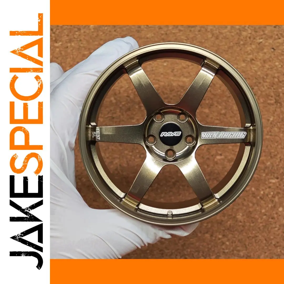 Bronze 4-Inch RAYS TE37 Car Wheel Model 1 Bronze 4-Inch RAYS TE37 Car Wheel Model