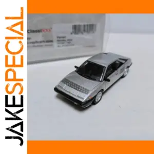 Silver Ferrari Mondial 1/87 Scale Model Car