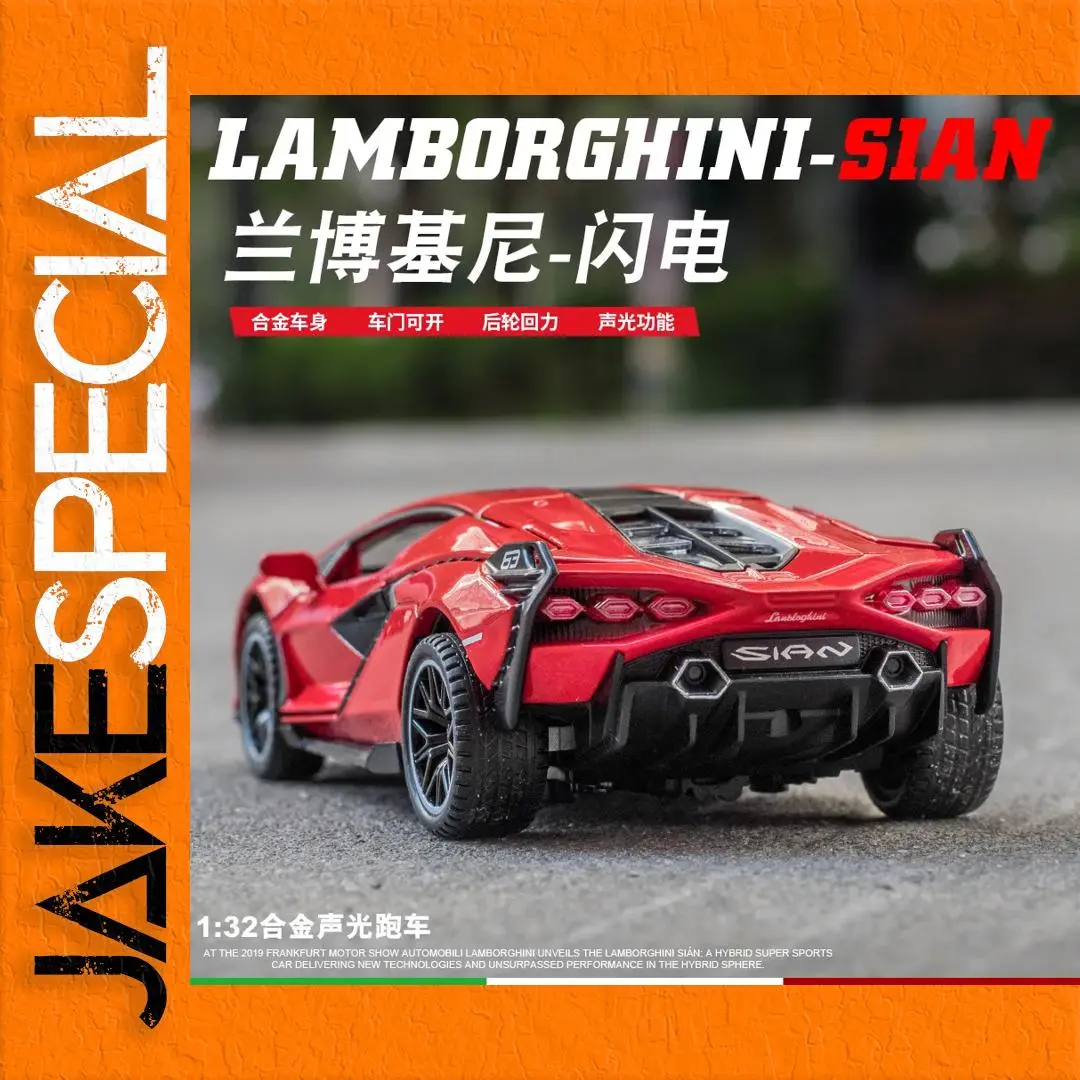 Lamborghini Sian FKP37 1:32 Diecast Model Car 1 Lamborghini Sian FKP37 1:32 Diecast Model Car