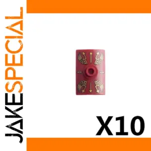 Red Minifigure Accessory with Arrows Connector