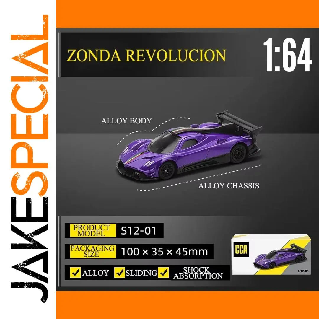 CCA 1:64 Diecast Pagani Zonda Revolucion 1 CCA 1:64 Diecast Pagani Zonda Revolucion