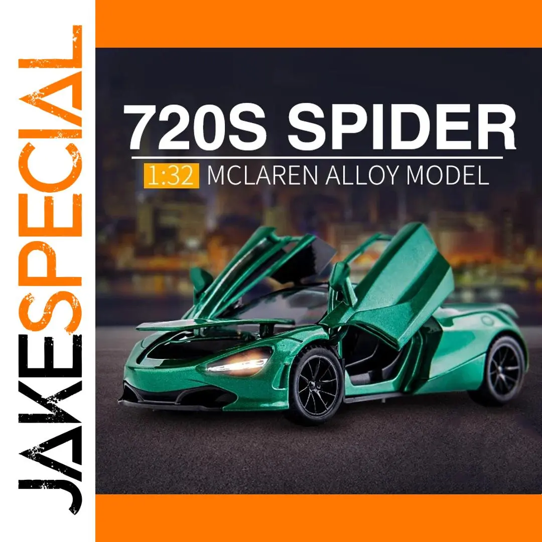 McLaren 720S 1:32 Diecast Alloy Model Car 1 McLaren 720S 1:32 Diecast Alloy Model Car