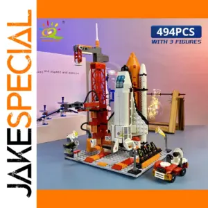 HUIQIBAO Spaceport Model with Rocket Launch Center