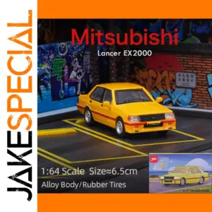 Mitsubishi Lancer EX2000 Yellow Die-Cast Model
