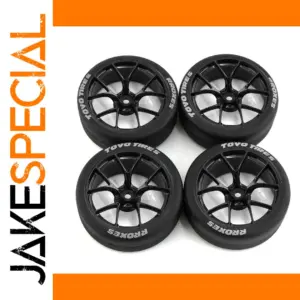4pcs Drift Car Tires and Wheels for 1/10 RC