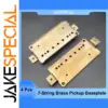 7-String Electric Guitar Brass Baseplate Set of 4