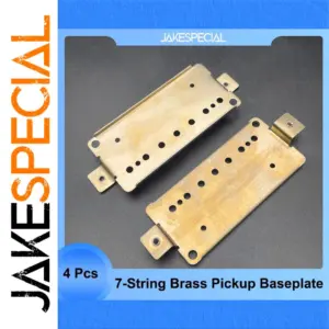 7-String Electric Guitar Brass Baseplate Set of 4