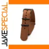 Brown Nylon Watch Strap with Metal Buckle 18-24mm