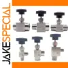 1/8" to 1/2" Stainless Steel Needle Valve