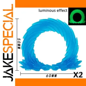 Vibrant Blue Glowing Circular Minifigure Accessory
