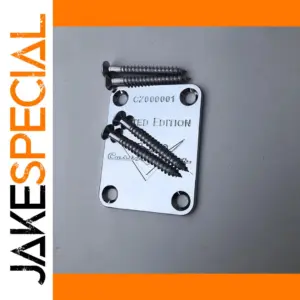 Limited Edition Chrome Electric Guitar Neck Plate