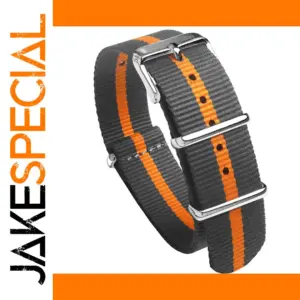 Military-Style Nylon Watch Band 20mm 22mm