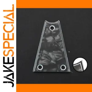 Black Pearl Triangle Guitar Truss Rod Cover