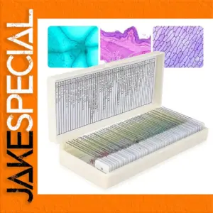 50Pcs Human Histology Glass Microscopy Slides Set