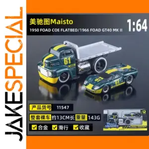 Maisto 1:64 Scale Vintage Truck and Race Car